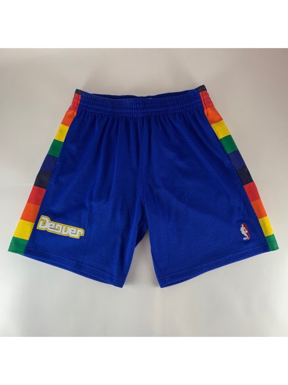 Denver Nuggets Retro Blue Mitchell & Ness Hardwood Classics Shorts Mens Large